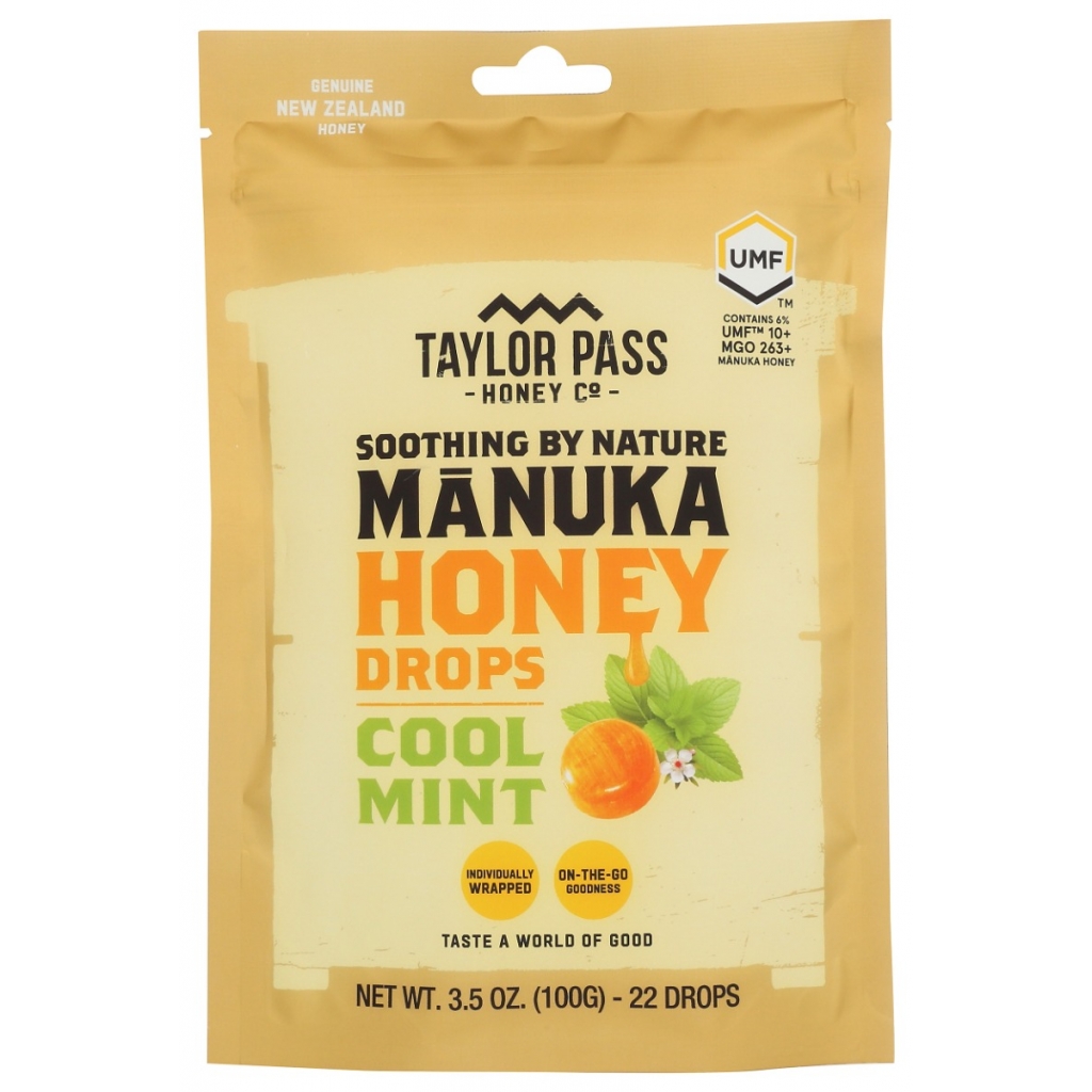 Cool Mint Manuka Honey Drops - 3.52 oz