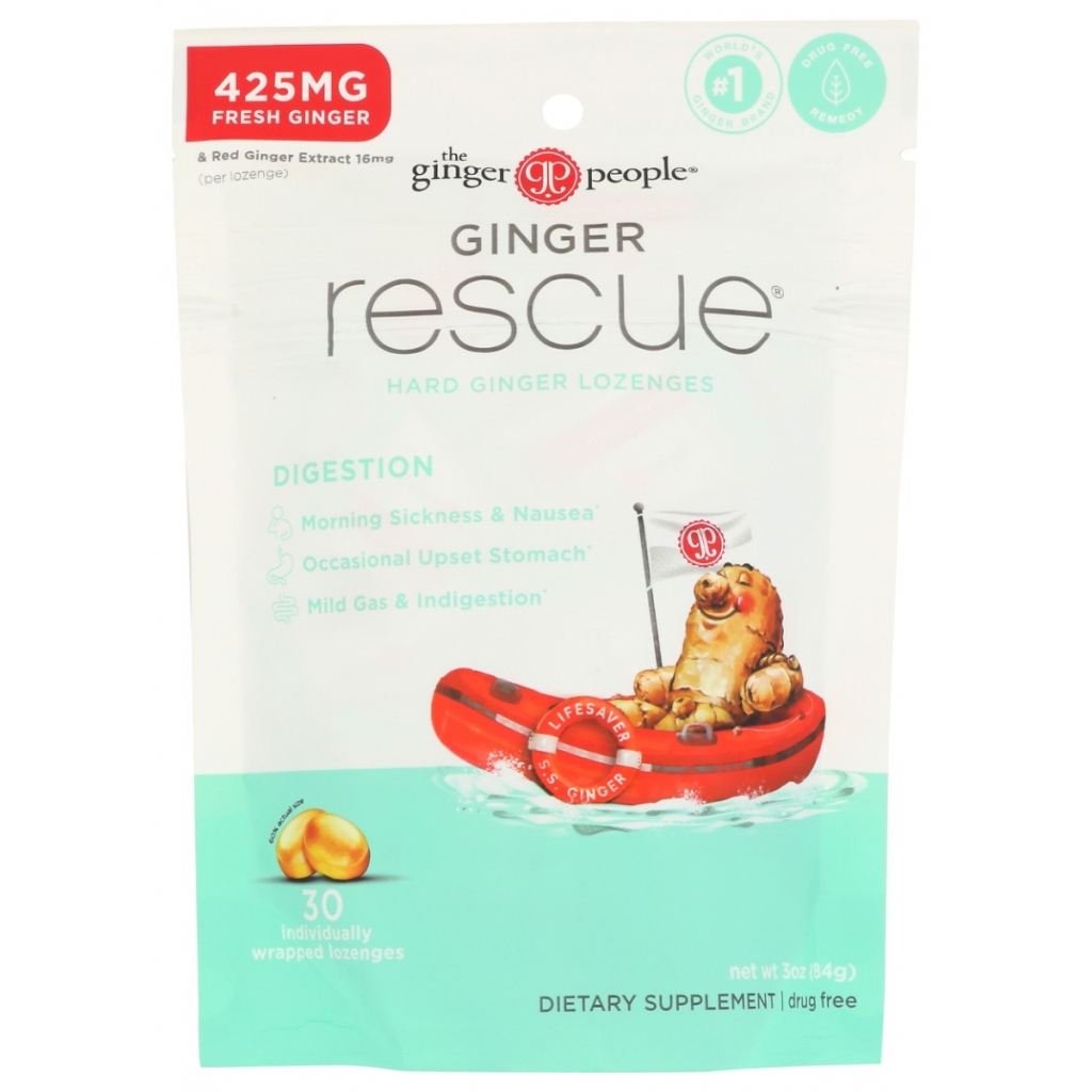 Regular Strength Ginger Rescue Lozenges - 3 oz