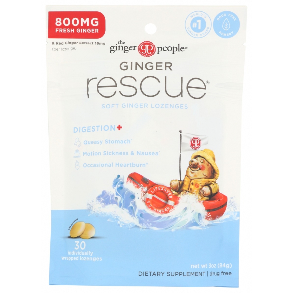 Extra Strength Ginger Rescue Lozenges - 3 oz