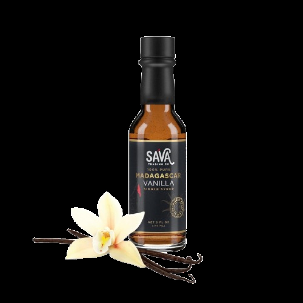 Pure Madagascar Vanilla Bean Syrup - 5 oz