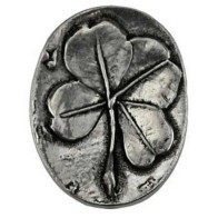 Clover Pocket Stone for Good Luck