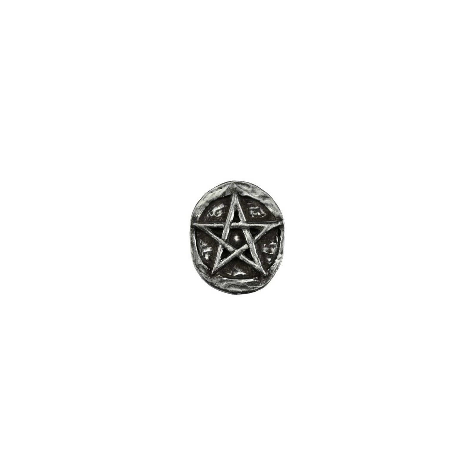 Pentagram Pocket Stone for Rituals and Meditation