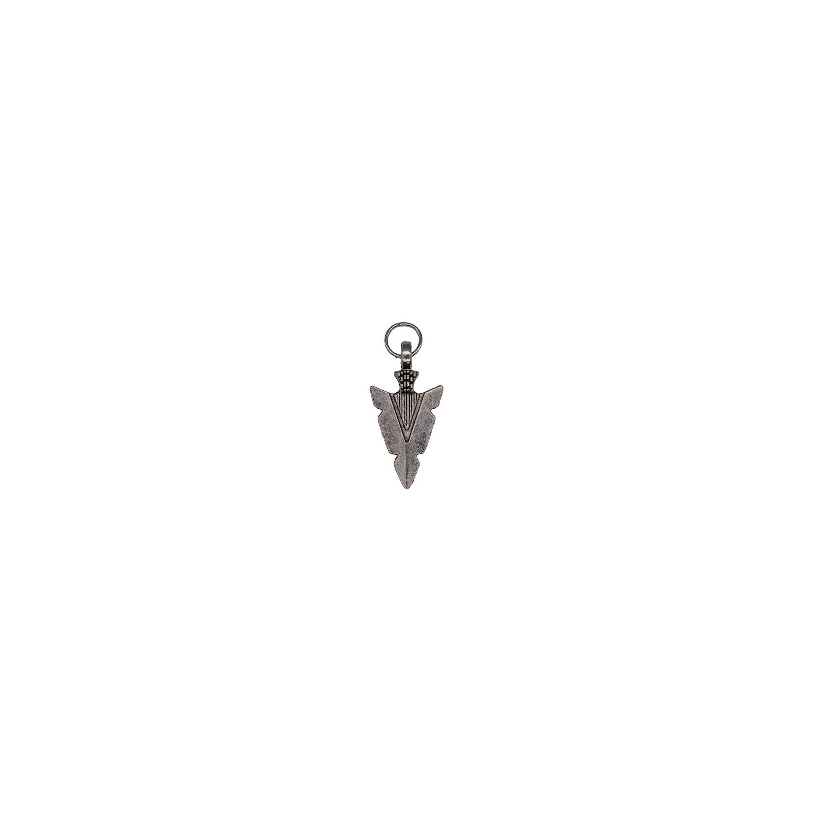 1 1/4" Arrowhead Amulet Pendant for Protection