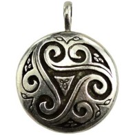 Triskele Shield Amulet for Spiritual Growth