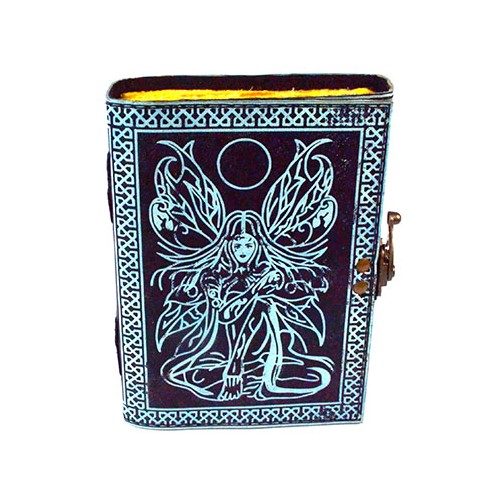 Black & Blue Fairy Leather Journal