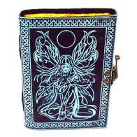 Black & Blue Fairy Leather Journal