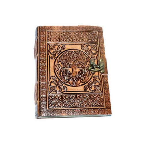 Tree of Life Embossed Leather Journal