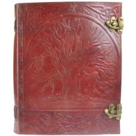 Tree Leather Blank Book Writing Journal