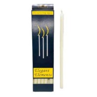 Ivory Chime Candle 6 Pack 10 inch