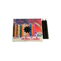 20-Pack Black Chime Candles