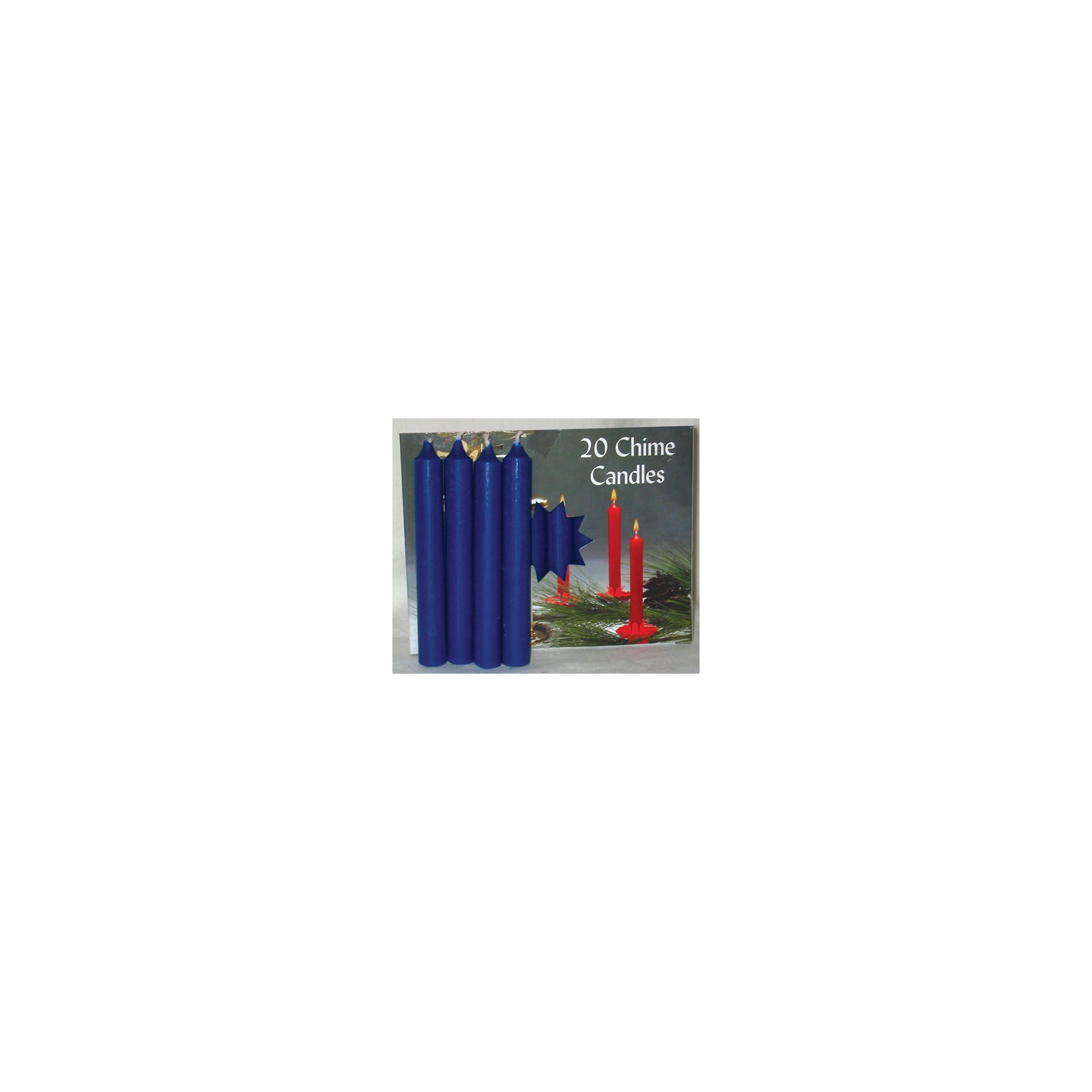 Dark Blue Chime Candle Essential for Rituals 20 pack