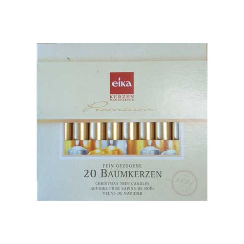 Paquete de 20 Velas Chime de 1/2\" de Oro