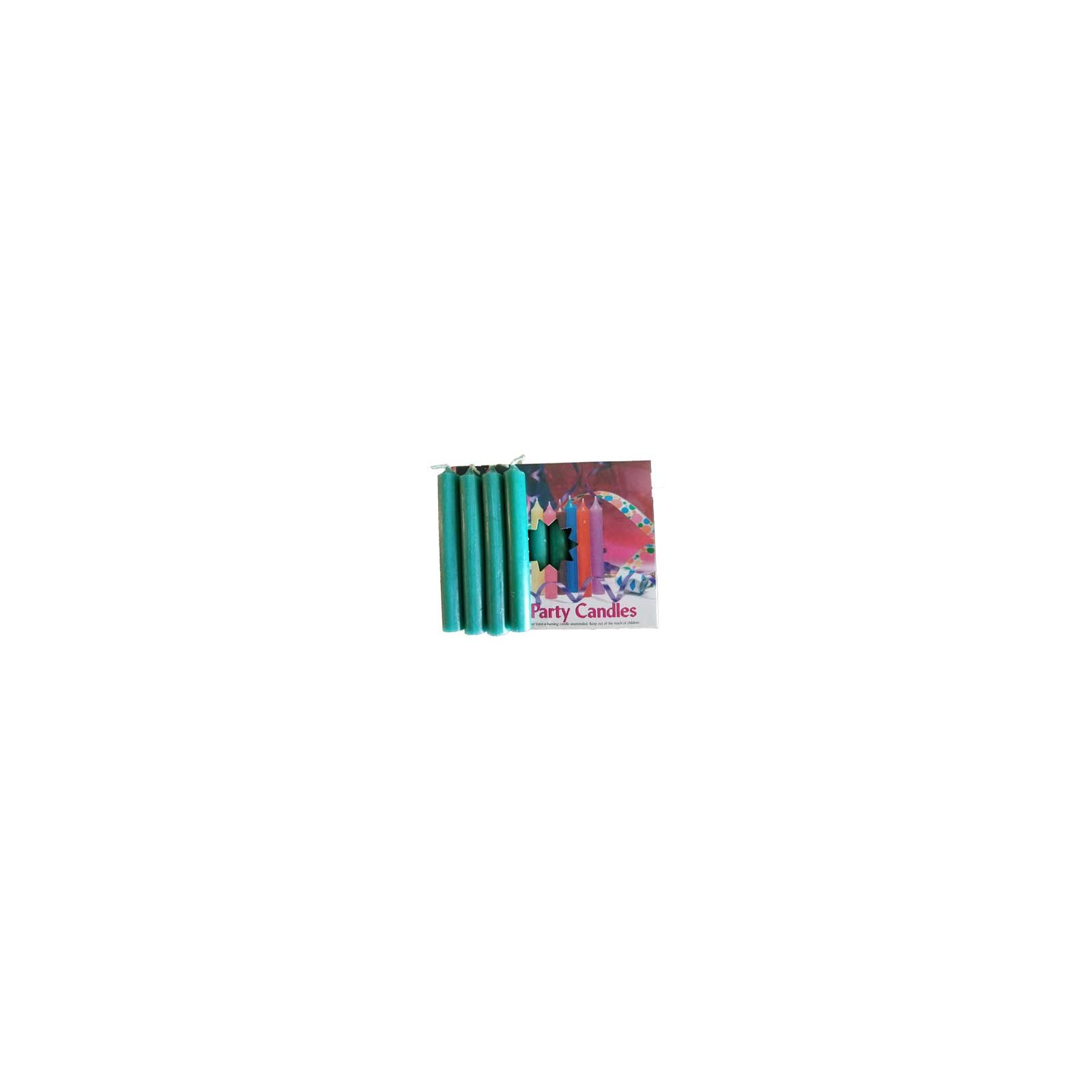 1/2 Inch Dark Green Chime Candle 20 Pack