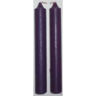 20 pack of 1/2 inch Purple Chime Candles