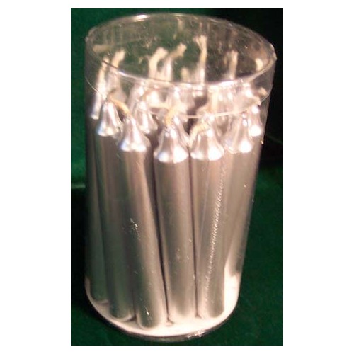 Silver Chime Candle Pack of 20 for Rituals