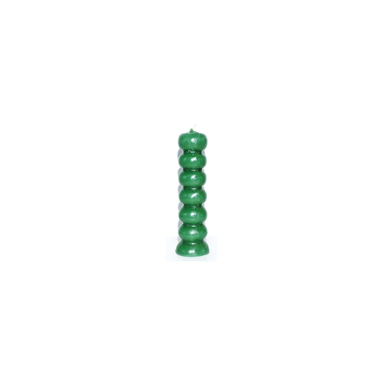 Seven Knob Green Candles for Rituals