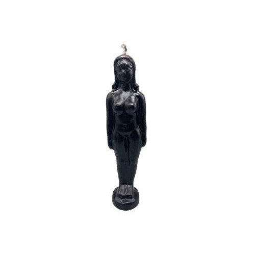 6.75 Inch Black Woman Candle