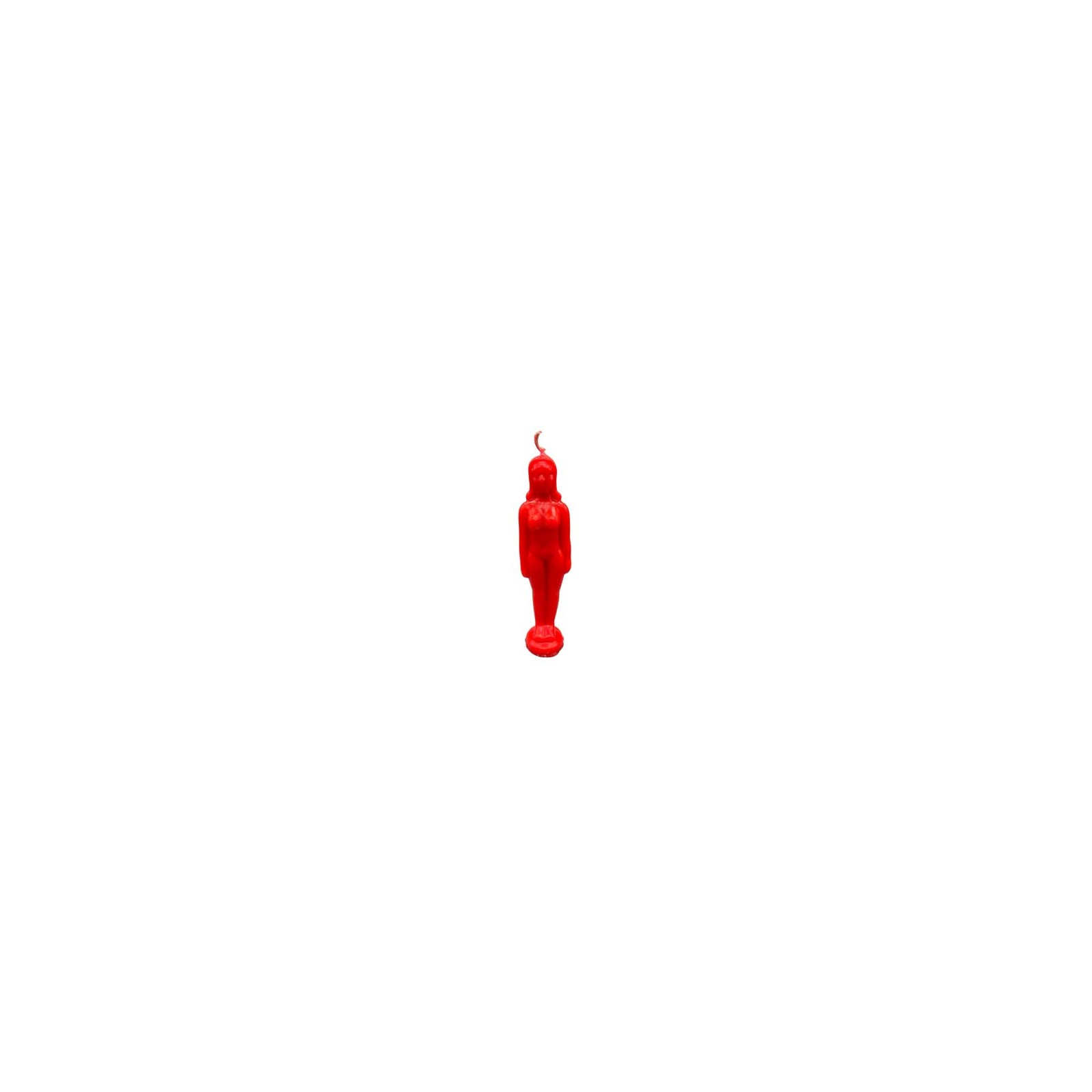 6 3/4" Red Woman Candle for Empowerment