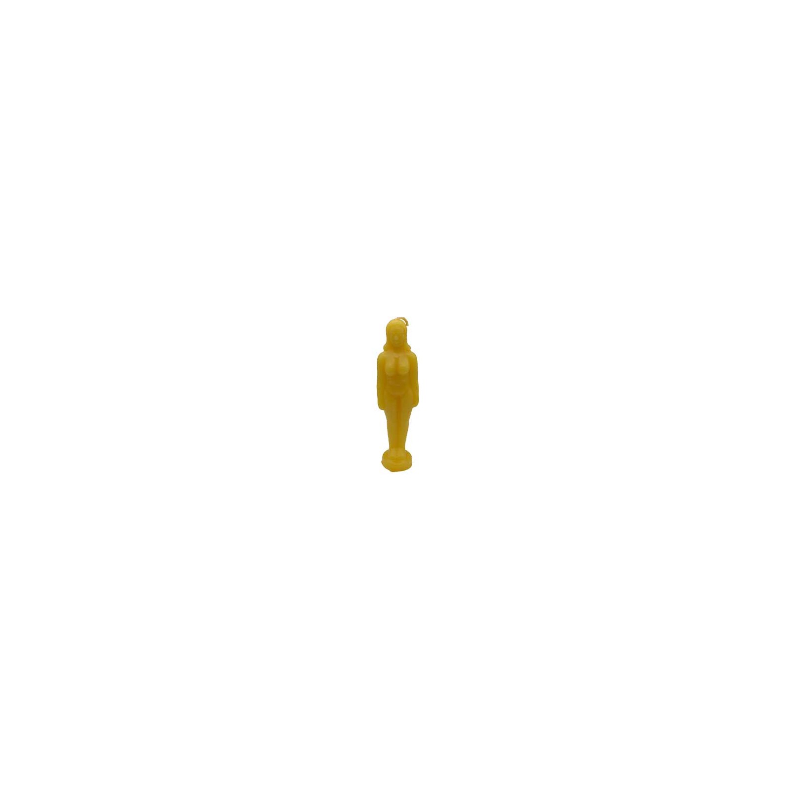 6.75" Yellow Woman Candle