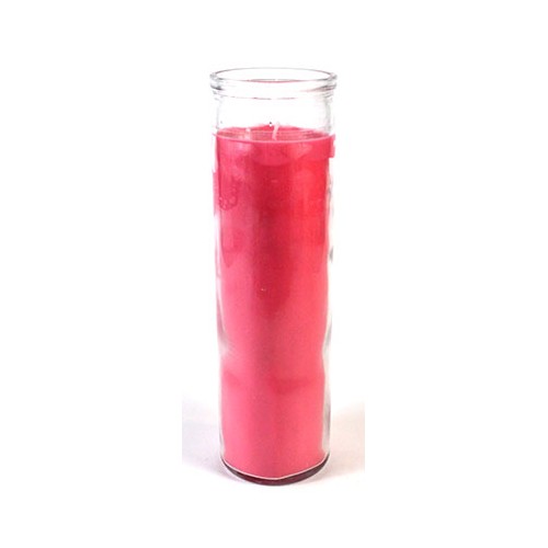 Vela de Cristal Rosa para Espiritualidad