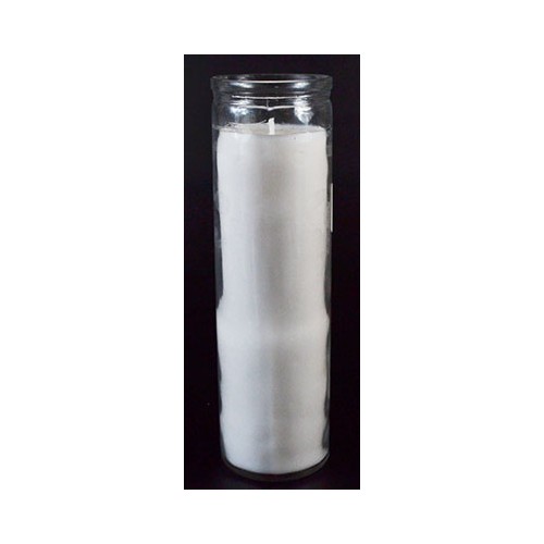 White 7-Day Jar Candle for Rituals