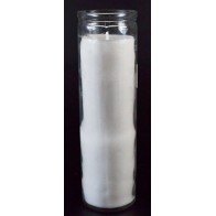 White 7-Day Jar Candle for Rituals