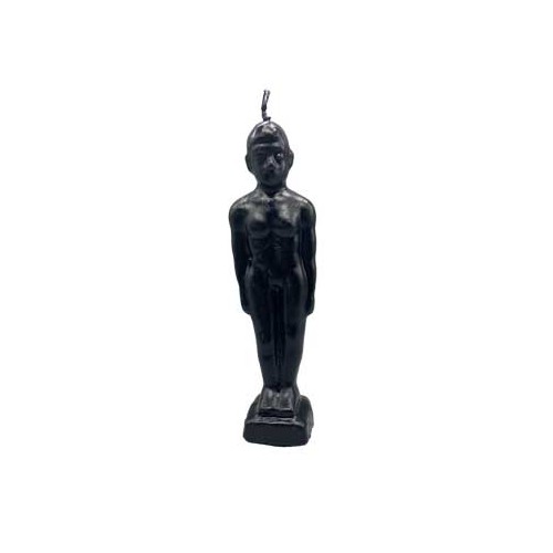 6.75" Black Man Candle