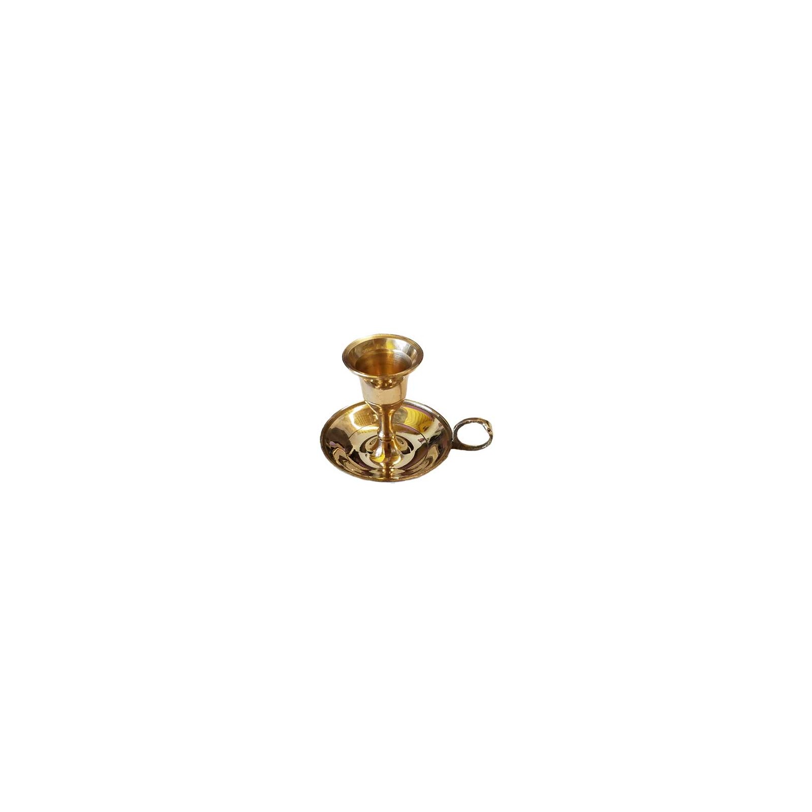 Brass Chamberstick Taper Candle Holder