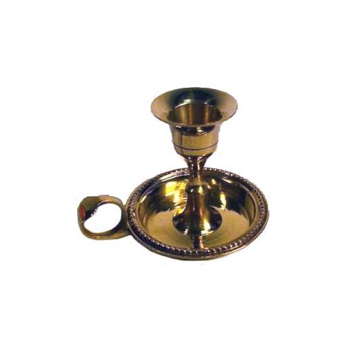 Brass Chamberstick Taper Candle Holder