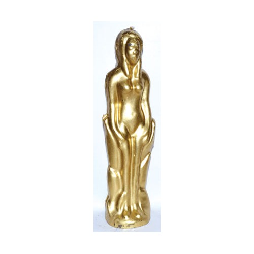 Gold Female Candle 7 Inch for Rituals