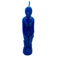 Blue Male Candle Freedom Intuition