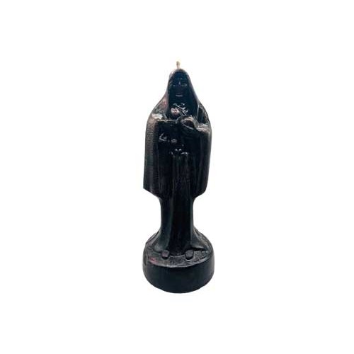 10" Black Holy Death Candle