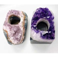 Amethyst Tealight Holder - Promote Happiness and Healing