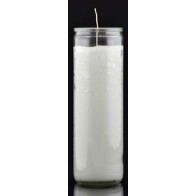 White 7-Day Jar Candle for Rituals