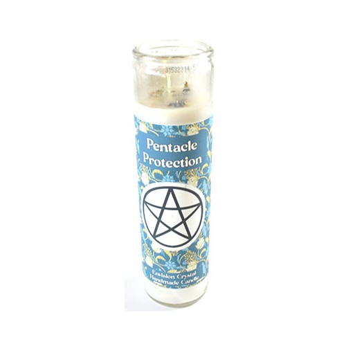 Pentacle Protection Candle for Spiritual Rituals