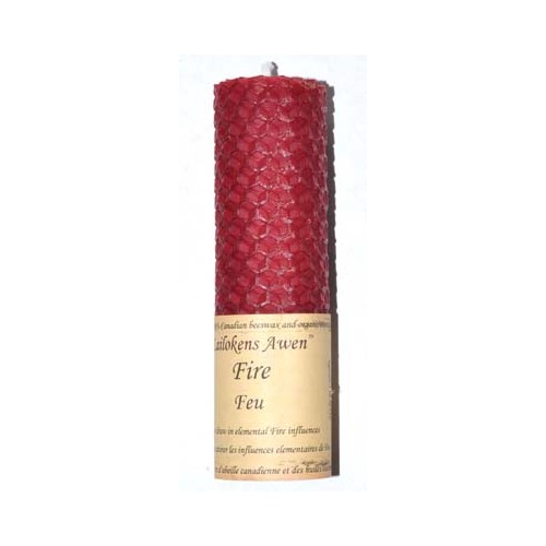 4.25" Fire Lailokens Awen Candle for Rituals