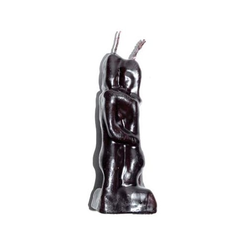 Lovers Black Candle with Dual Wicks