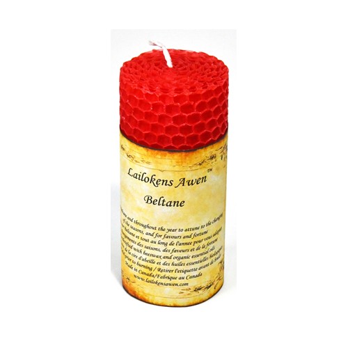 Beltane Sabbat Candle for Rituals