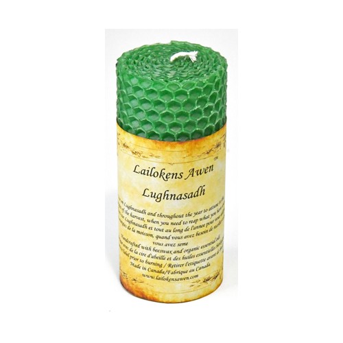 Lughnasadh Altar Candle for Harvest Celebration