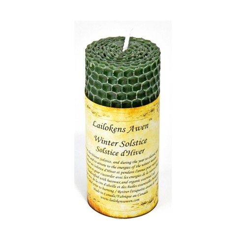 Winter Solstice Altar Candle