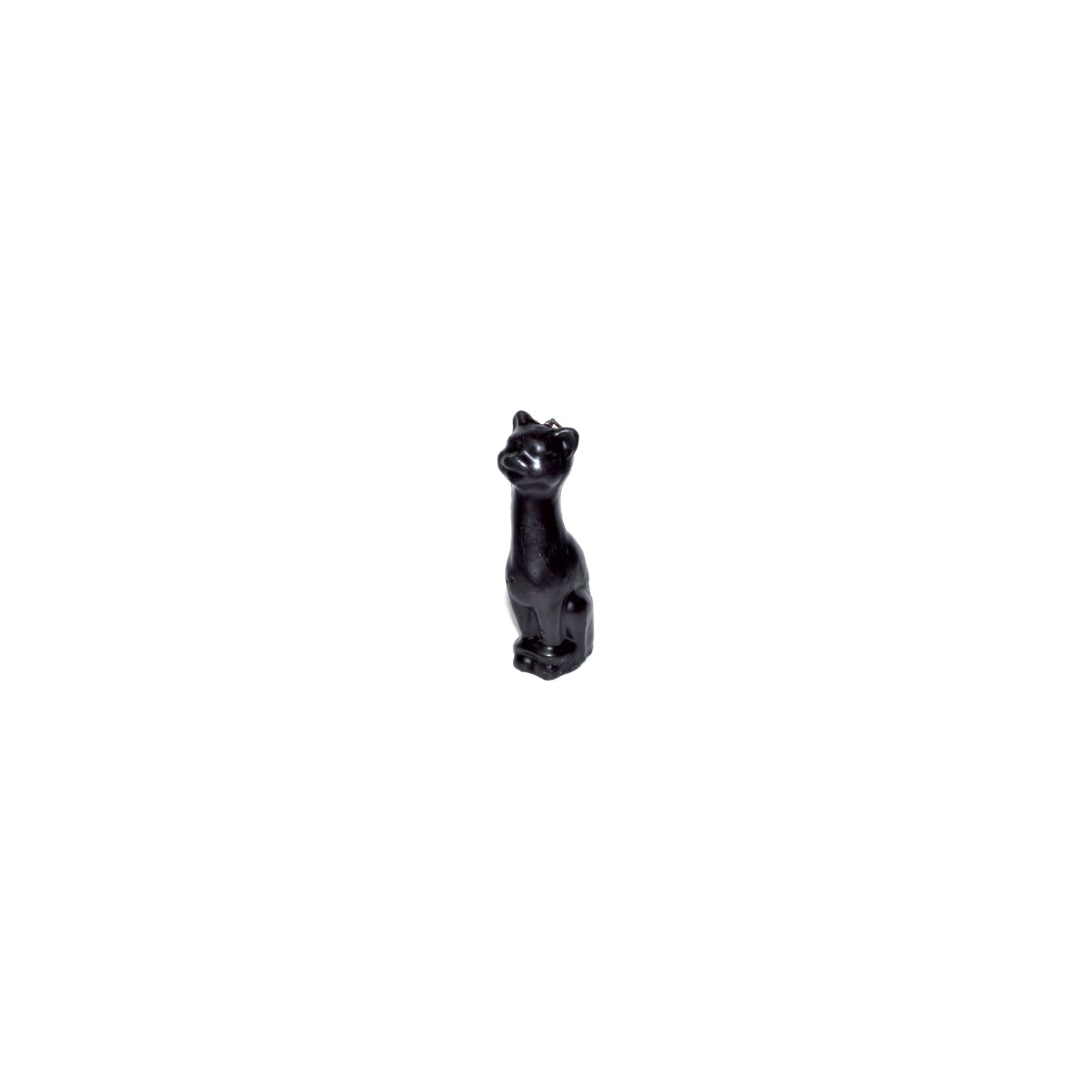 Vela de Gato Negro de 5.5 pulgadas Suerte Protección