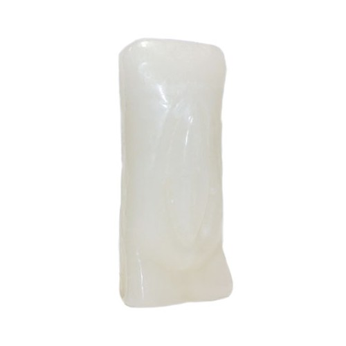 6 1/2 inch White Female Gender Candle