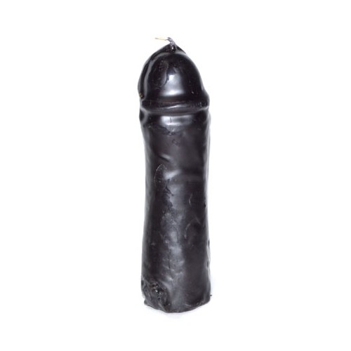 Vela Masculina Negra de 6 1/2\"