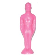 7 1/4" Pink Male Candle for Love Spells