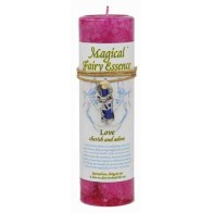 Love Pillar Candle with Enchanting Necklace