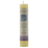 Astral Journey Reiki Charged Pillar Candle - Empower Your Rituals