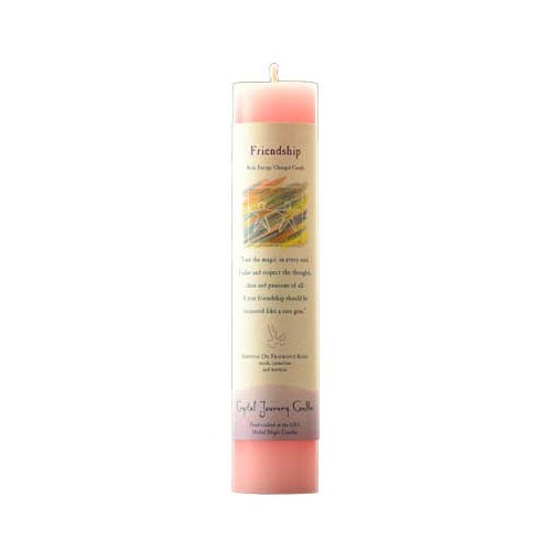 Friendship Reiki Charged Pillar Candle