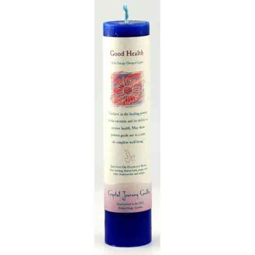 Reiki Charged Good Health Pillar Candle