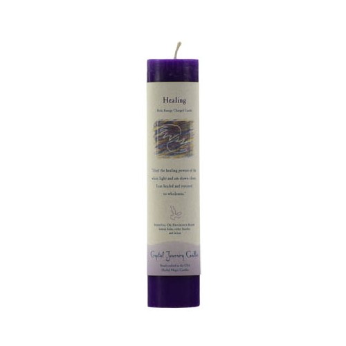 Reiki Charged Healing Pillar Candle