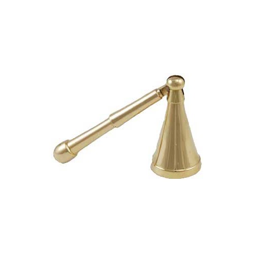 Long Belled Brass Candle Snuffer for Safe Extinguishing